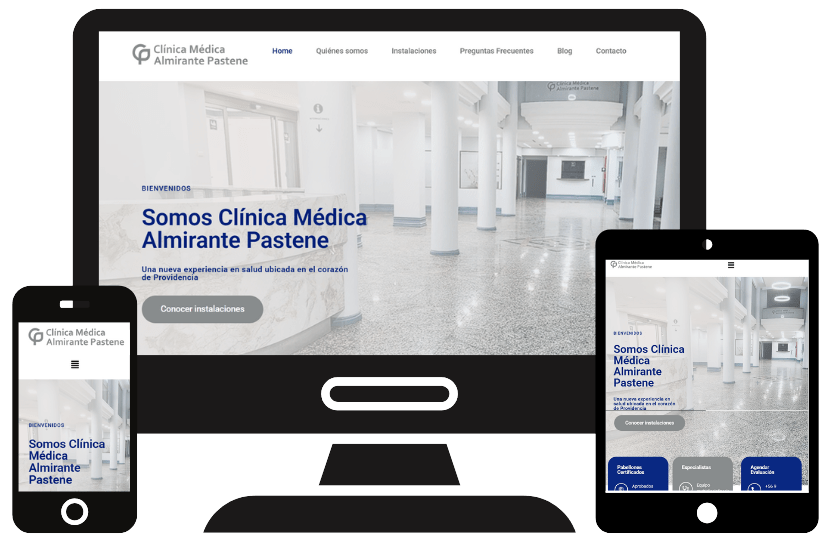 Pagina clinicamedicaalmirantepastene.cl diseñada por hacemostupaginaweb.cl