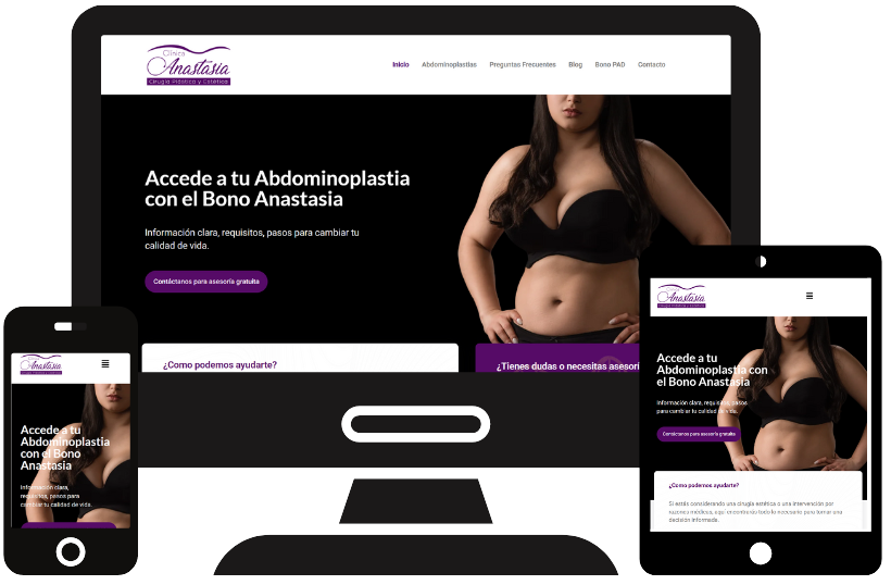 Pagina bonoabdominoplastia.cl diseñada por hacemostupaginaweb.cl